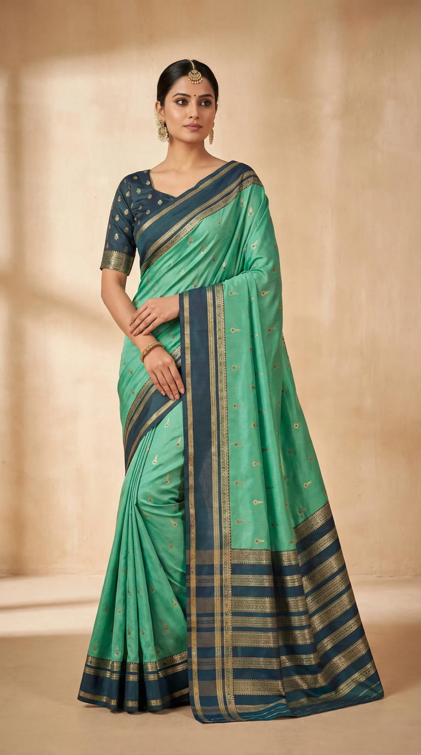 Mb 3325 Banarasi Silk Zari Weaving Saree Collection