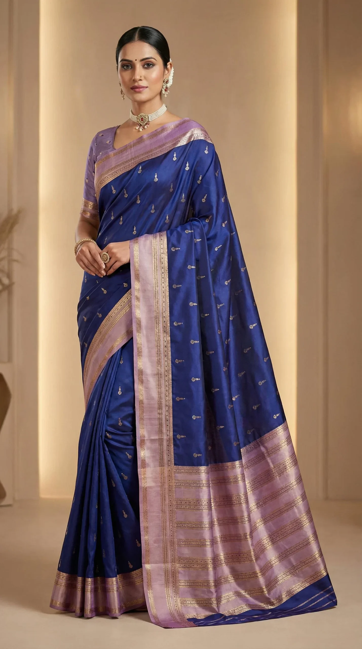 Mb 3325 Banarasi Silk Zari Weaving Saree Collection