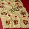 Pari Cotton Linen Aari Worked Digital Printed Saree Collection