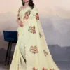 Pari Cotton Linen Aari Worked Digital Printed Saree Collection
