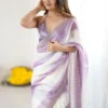 Patta Vol 1 Space Silk Diamond Work Party Wear Saree Collection