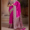 Pure Ajrakh 012 a to F Modal Satin with Ajrakh Printed Saree Collection