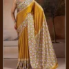 Pure Ajrakh 012 a to F Modal Satin with Ajrakh Printed Saree Collection