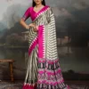 Pure Ajrakh 019 a to F Modal Satin Ajrakh Printed Saree Collection