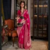Rajtex Korsa Georgette Khadi Georgette Handloom Weaving Saree Collection