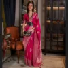 Rajtex Korssa Georgette Khadi Georgette Handloom Weaving Saree Collection