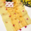 Rajyog Indira Soft Linen Flower Printed Fancy Saree Collection