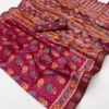 Rajyog Prishya Silk Ajrakh Printed Fancy Saree Collection