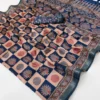 Rajyog Prishya Silk Ajrakh Printed Fancy Saree Collection