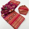 Rajyog Rudraksh Patola Silk Zari Border Patola Saree Collection