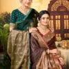 Saroj Sophia Satin Saroski Vol 8 Satin Silk Saree Collection