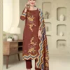 SAT Pashmina Shwal Suit Vol 15