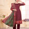 SAT Pashmina Shwal Suit Vol 18