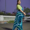 Sb Leheriya Pure Chinon Leheriya Worked Saree Collection