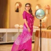 Sb Shibori Pure Chinon Fancy Saree Collection