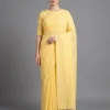 Sccf Stripes Khadi Cotton Printed Saree Collection