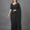 Sccf Stripes Khadi Cotton Printed Saree Collection