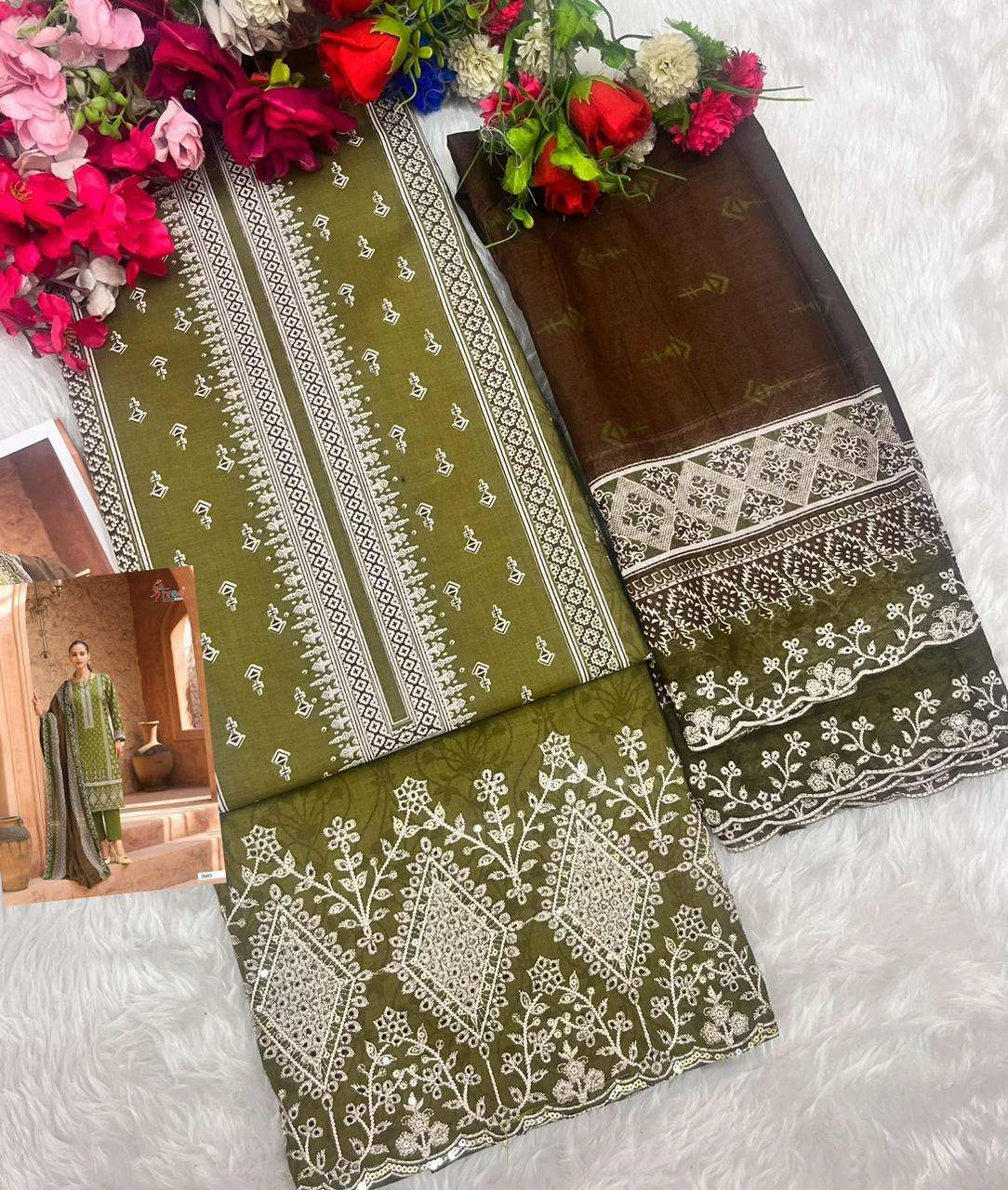 Shree Fab Bin Saeed Lawn Collection Vol 26