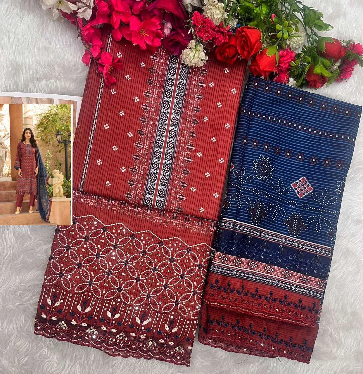 Shree Fab Bin Saeed Lawn Collection Vol 26
