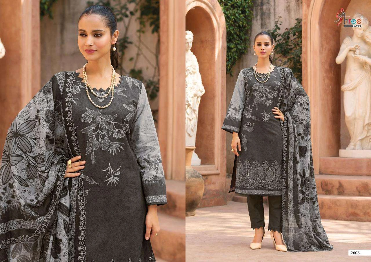 Shree Fab Bin Saeed Lawn Collection Vol 26