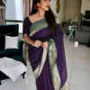 Soft Silk 4012 Soft Lichi Silk Jacquard Worked Saree Collection