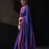 Soft Silk 5065 Linen Slab Weaving Worked Saree Collection
