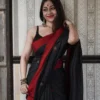 Soft Silk 5065 Linen Slab Weaving Worked Saree Collection