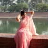 Soft Silk 6030 Soft Linen Slab Jacqurd Weaving Saree Collection