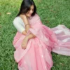 Soft Silk 6030 Soft Linen Slab Jacqurd Weaving Saree Collection
