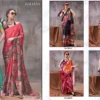 Taraa L 7012 Satin Silk Printed Party Wear Fancy Saree Collection