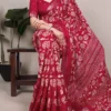 Taraa L 7214 Slub Silk Floral Printed Saree Collection