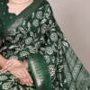 Taraa L 7214 Slub Silk Floral Printed Saree Collection