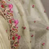 Taraa L 7400 Zari Kota Tissue Thread Embroidered Saree Collection