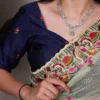 Taraa L 7400 Zari Kota Tissue Thread Embroidered Saree Collection