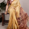 Taraa L 7408 Poly Cotton Zari Weaving Saree Collection