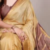 Taraa L 7408 Poly Cotton Zari Weaving Saree Collection