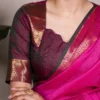 Taraa L 7408 Poly Cotton Zari Weaving Saree Collection