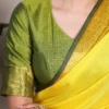 Taraa L 7408 Poly Cotton Zari Weaving Saree Collection