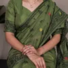 Taraa L 7415 Poly Cotton Thread Weaving Saree Collection