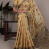 Taraa L 7415 Poly Cotton Thread Weaving Saree Collection