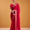 Taraa L 7911 Poly Shimmer Zari Weaving Saree Collection