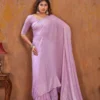 Triva Moss Stitch Foil Printed Fancy Saree Collection