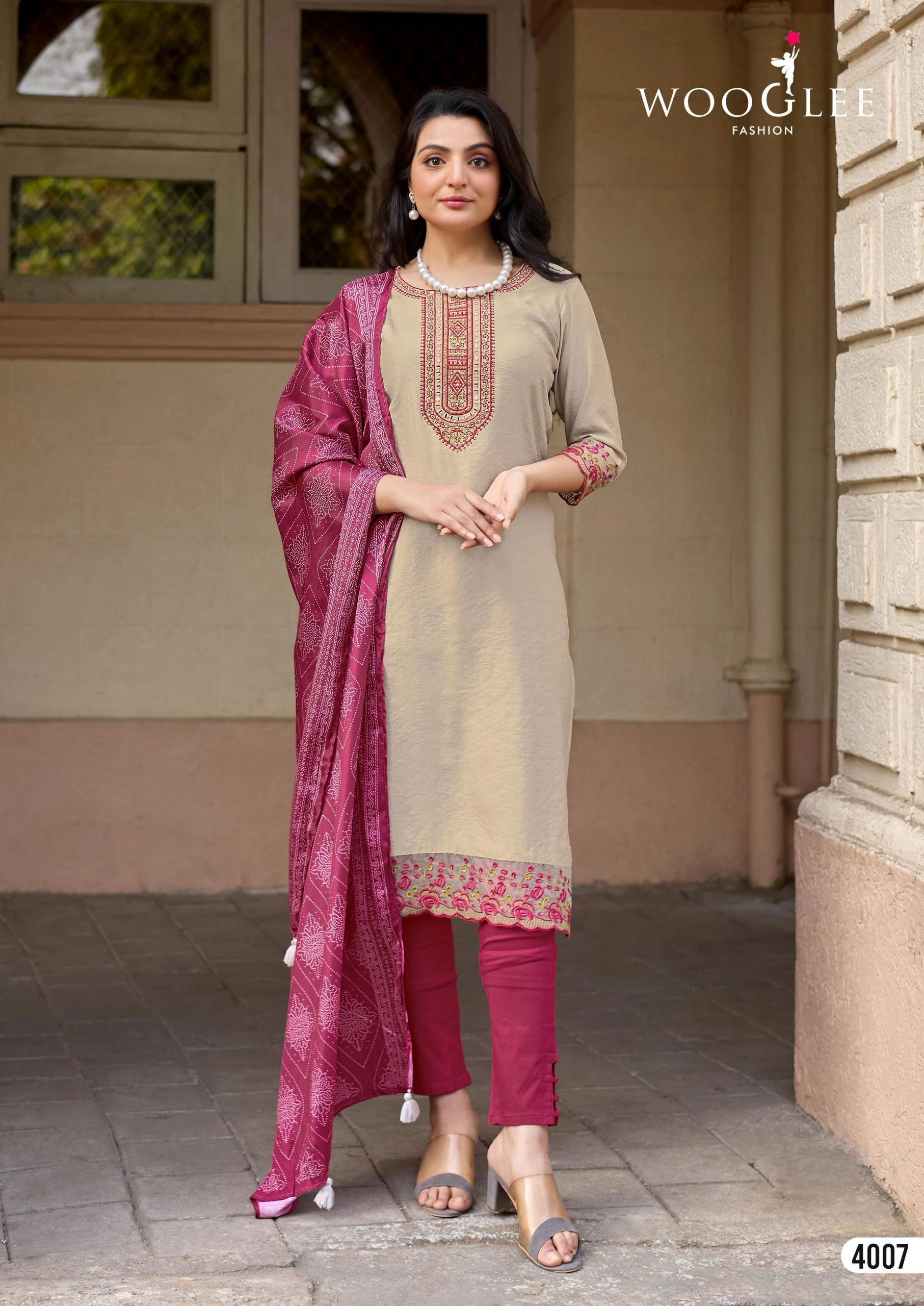 Woglee Sagaai Vol 3- Readymade Kurti Pant With Dupatta