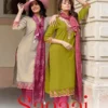 Woglee Sagaai Vol 3- Readymade Kurti Pant With Dupatta