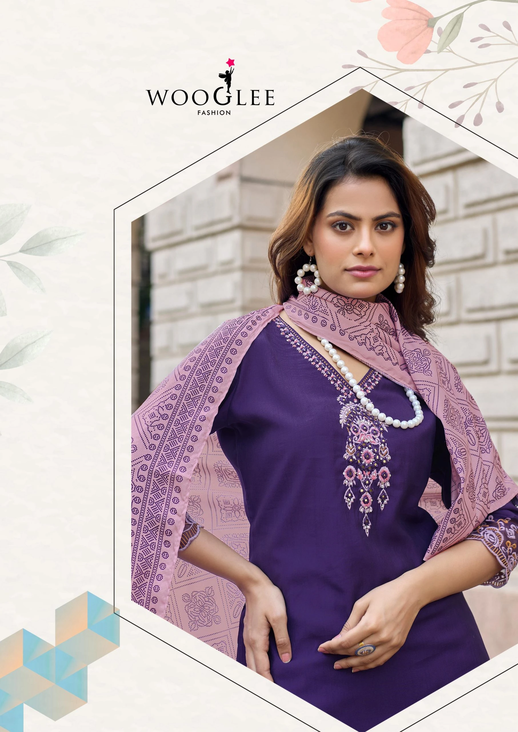 Woglee Sagaai Vol 3- Readymade Kurti Pant With Dupatta