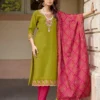 Woglee Sagaai Vol 3- Readymade Kurti Pant With Dupatta