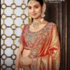 Zarkaashi Rajmata Tissue Fabric Wedding Wear Saree Collection