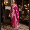 Zarkaashi Rajmata Tissue Fabric Wedding Wear Saree Collection