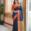 Aab Checks Vol 1 Soft Silk Zari Saree Collection