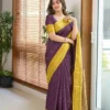 Aab Checks Vol 1 Soft Silk Zari Saree Collection